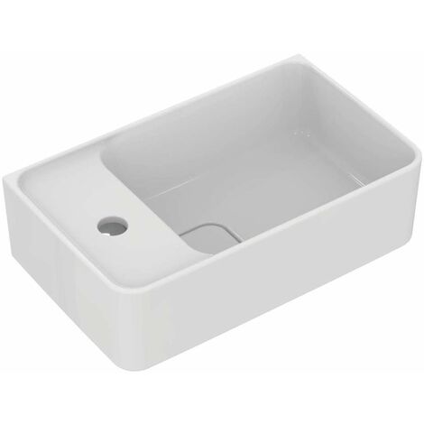 Ideal Standard Strada II - Lave-mains 45x27 cm, 1 trou pour robinet à gauche, blanc T299501