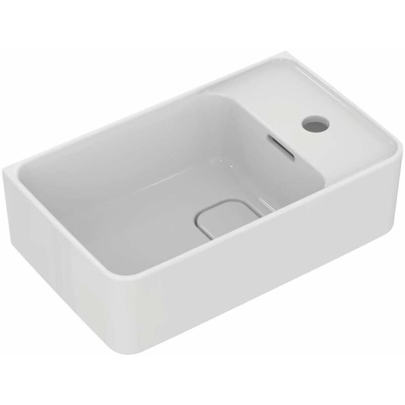 Ideal Standard - Strada ii - Lave-mains 45x27 cm, 1 trou pour robinet à droite, blanc T299401
