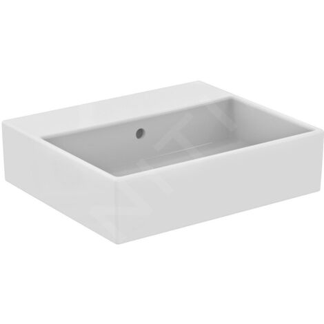 Ideal Standard Strada - Lavabo 500x420x145 mm, avec déversoir, avec Ideal Plus, blanc K0815MA