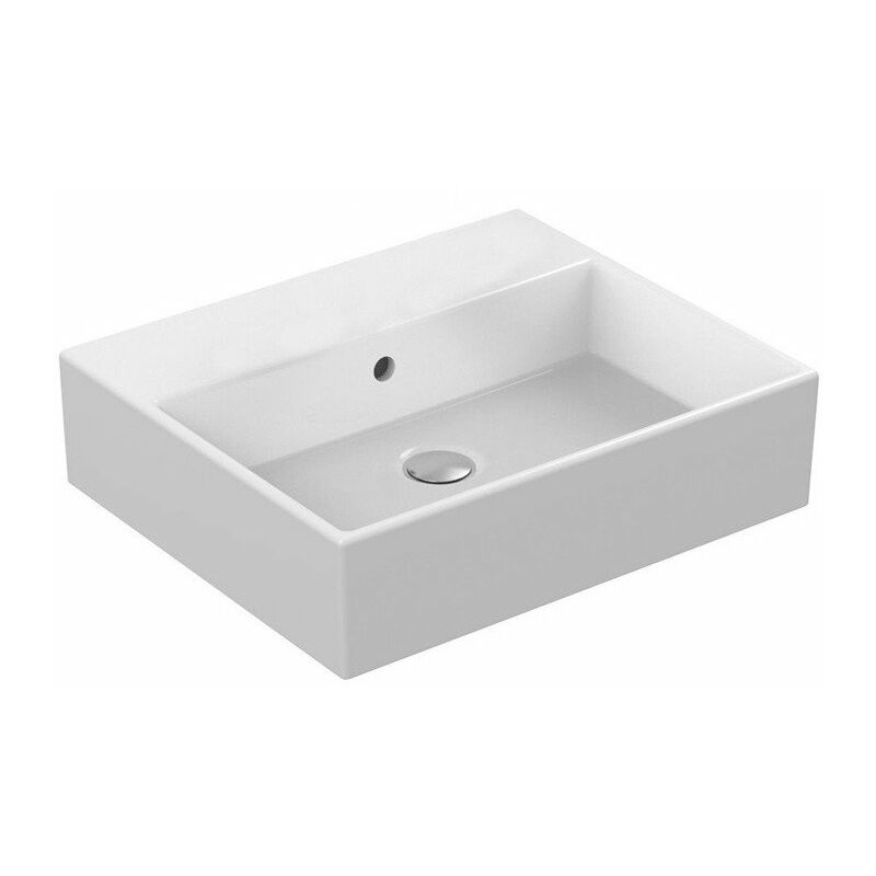 

Lavabo STRADA sin orificio para grifería 500 x 420 x 145 mm blanco STANDARD - Ideal