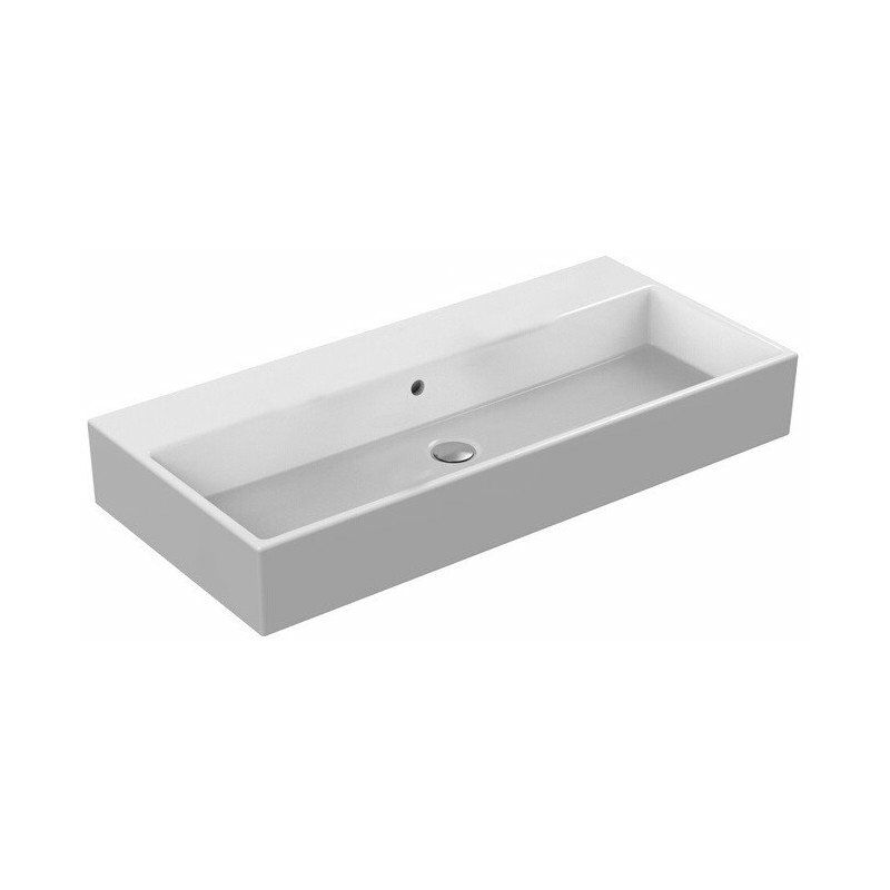 

Lavabo STRADA sin orificio para grifería 910 x 420 x 150 mm blanco STANDARD - Ideal
