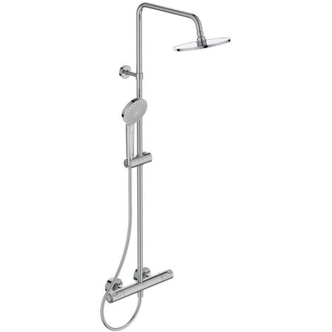 Ideal Standard Système de douche Ceratherm T50 avec thermost. de douche flexible 1750mm Chrome, A7225AA