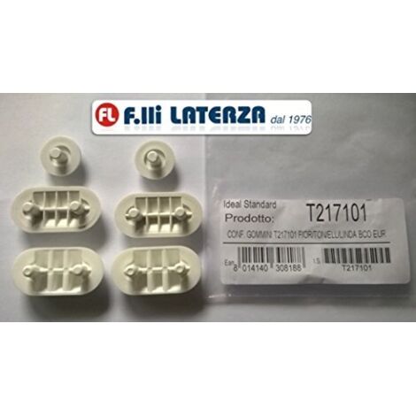 Ideal Standard T217101 Set Gommini per Sedile, Cromo
