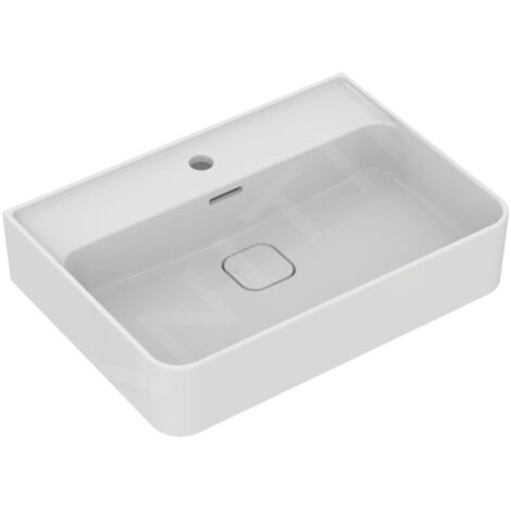 IDEAL STANDARD T364401 Lavabo Strada II, 1 trou pour robinet, avec trop-plein