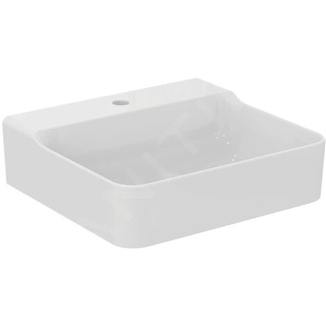 IDEAL STANDARD T378501 Lavabo Conca, 1 orifice robinet, sans trop-plein