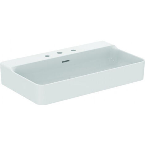 IDEAL STANDARD T3793MA Lavabo Conca, 3 trous, avec trop-plein
