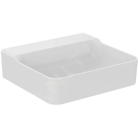 IDEAL STANDARD T381701 Lavabo Conca, sans trou robinet, sans trop-plein