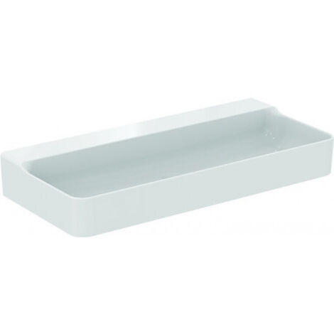 IDEAL STANDARD T3837MA lavabo Conca, sans trop-plein, sans trou robinetière