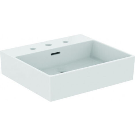 IDEAL STANDARD T3885MA Lavabo Extra, 3 trous, avec trop-plein,
