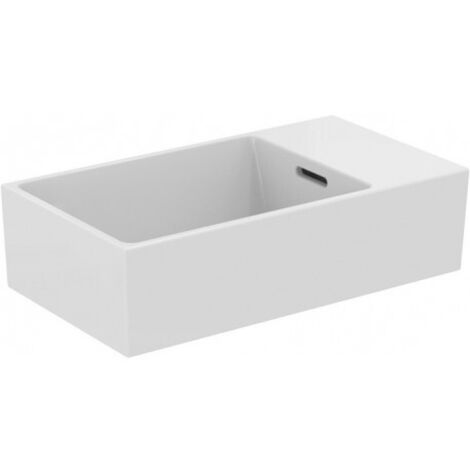 IDEAL STANDARD T3924MA Lavabo mural Extra, sans trou pour robinet, avec trop-plein