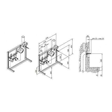 Ideal Standard T653367 Staffa per Twin, Cromo