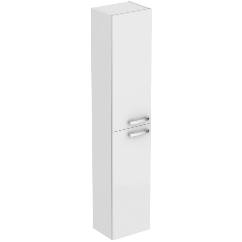 Tempo 2-Door Column Unit 300mm Wide Gloss White - Ideal Standard