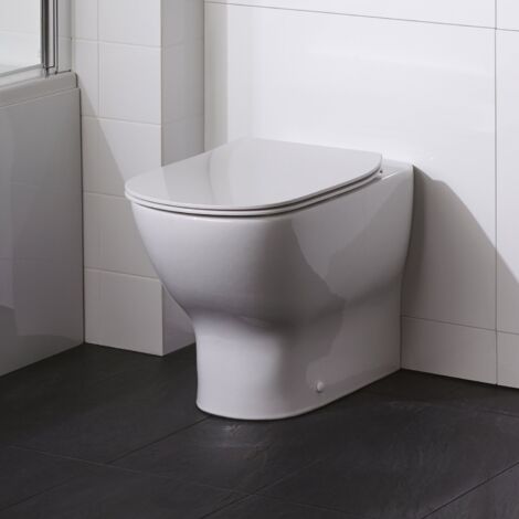Ideal Standard Tesi Back to Wall Toilet - Slim Soft Close Seat and Cover