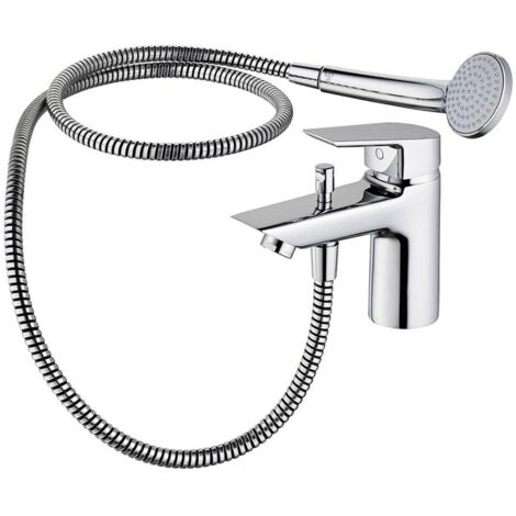 Ideal Standard Tesi Bath Shower Mixer Tap with Shower Kit - Chrome