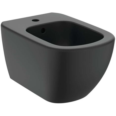Ideal Standard Tesi - Bidé suspendido, 360x530x300 mm, negro T3552V3