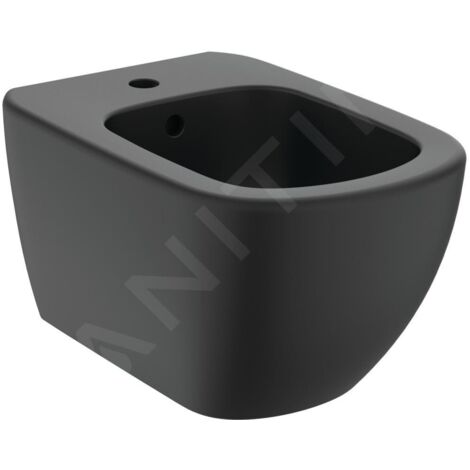 Ideal Standard Tesi - Bidet suspendu, 360x530x300 mm, noir T3552V3