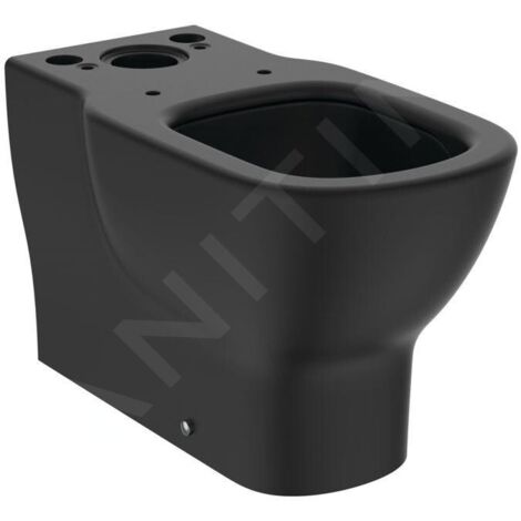 Ideal Standard Tesi - Cuvette à poser, vidange inférieure/arrière, AquaBlade, noir soyeux T5560V3
