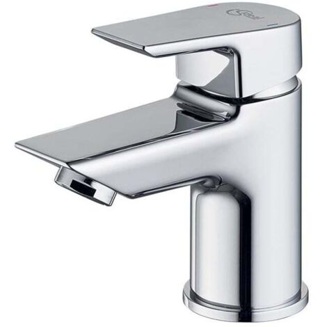 Ideal Standard Tesi Deck Mounted Mini Basin Mixer Tap Without Waste - Chrome