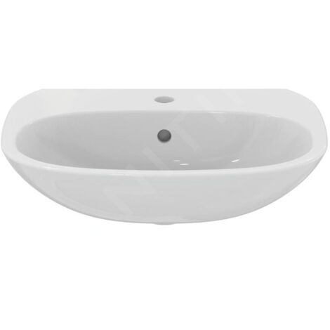 Ideal Standard Tesi - Lavabo 600x475 mm, avec trop-plein, trou pour robinetterie, blanc T352201