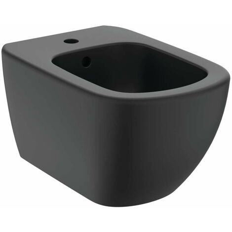 Ideal Standard Tesi - Wand-Bidet, 360x530x300 mm, schwarz T3552V3
