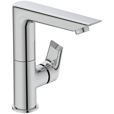 Ideal Standard Tesi Waschtischarmatur A6754AA chrom, schwenkbarer Auslauf, mit Ablaufgarnitur