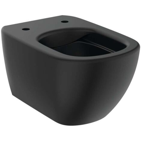 Ideal Standard Tesi - WC suspendu, RimLS+, noir soyeux T4932V3