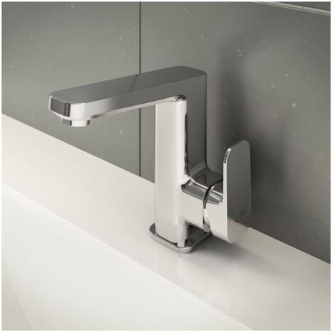 Ideal Standard Tonic II Waschtischarmatur A6332AA chrom, hoher Auslauf, mit Ablaufgarnitur