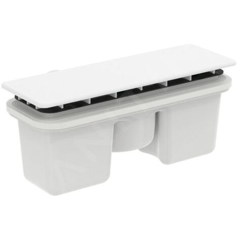 Ideal Standard Ultra Flat New - Garniture de vidage pour receveurs, blanc mat T4493V1