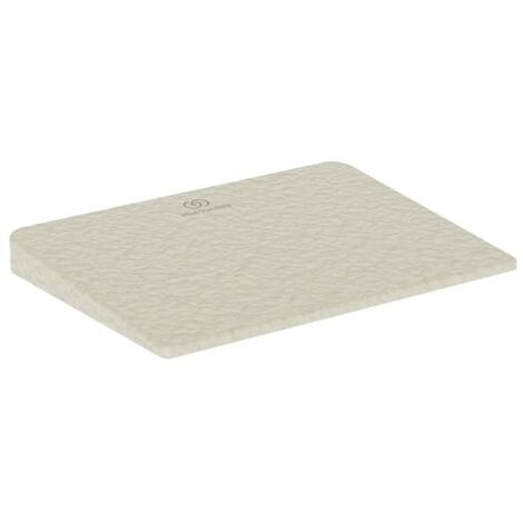 Ideal Standard - Ultra Flat S i.life, Copripiletta in finitura per piatto doccia, Tappo scarico doccia originale, Sabbia