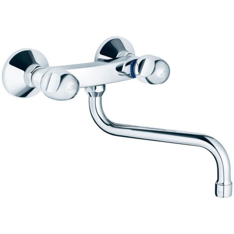 Ideal Standard Wand-Küchenarmatur Alpha, Chrom , B2042AA