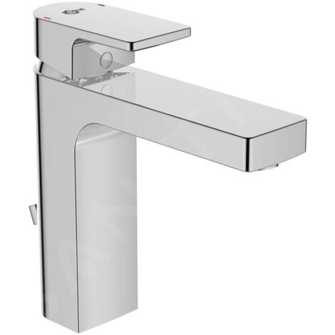 Ideal Standard Waschtischarmatur Edge, Grande, 5 l/min., m.Ablgarn., Ausld.138mm, Chrom, A7109AA