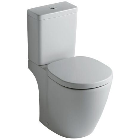 Ideal Standard - Pack WC avec cuvette sortie horizontale + abattant + réservoir Blanc - CONNECT