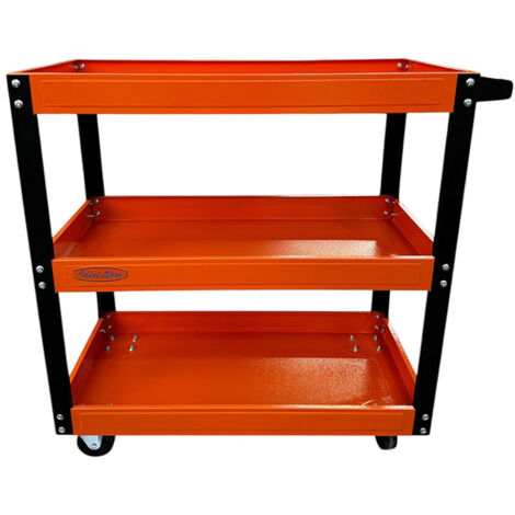 Ideal star Carrello porta utensili 3 ripiani in acciaio con ruote 70x35x76h cm
