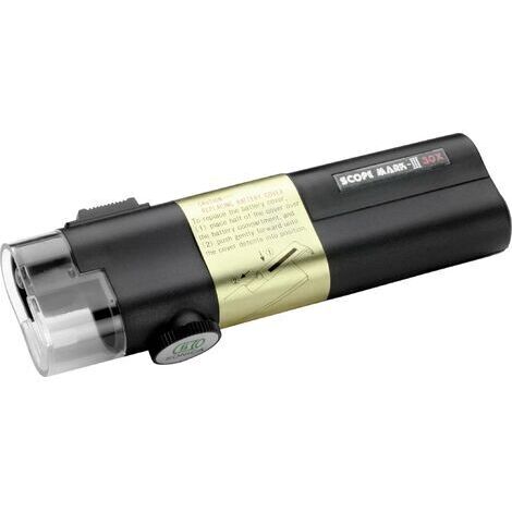 Ideal Tek ALCRON Loupe à main avec éclairage Grossissement: 30 x noir X152131