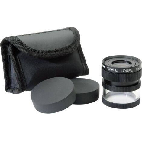 Ideal Tek M12102 Lente d'ingrandimento portatile con scala di misurazione Ingrandimenti: 10 x Lente: (Ø) 19 mm