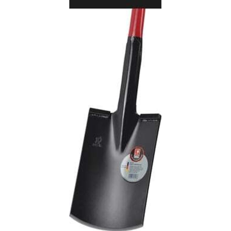 Idealspaten - ideal Kraftspaten 280x190/180mm Gr.2 Plus Stahlrohrstiel m.Hartholzknauf - 13010280