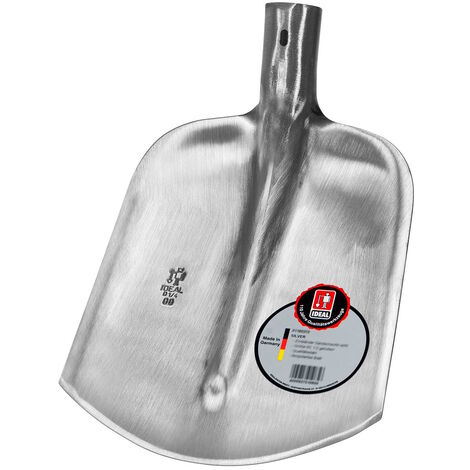 IDEALSPATEN Schaufel Sandschaufel SILVER Emsländer Form rund blank 1/4 01060245