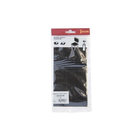 IDEARE - 1 ANTISCIVOLO ANTIVIBRAZIONI INGOMMA NERO 100X200 MM