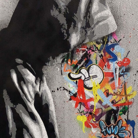 Ideas -  Quadro Canvas Contemporaneo su telaio in legno - Misura: 70x100 cm