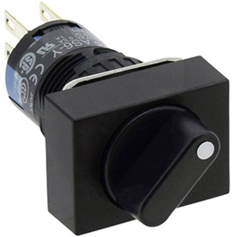 Idec AS6H-2Y2P AS6H-2Y2P Commutateur rotatif 220 V 1 A Positions de commutation 2 2 x 90 ° IP65 1 pc(s)