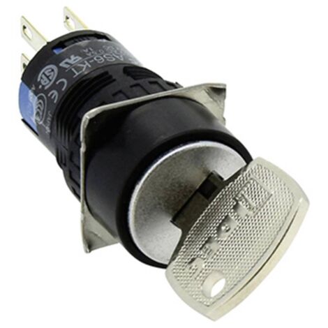 Idec AS6M-2KT2PB AS6M-2KT2PB Commutateur rotatif 220 V 5 A Positions de commutation 2 1 pc(s)