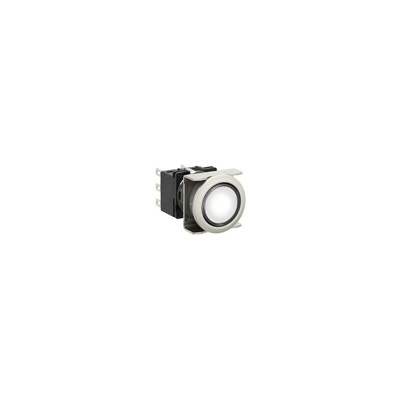 Idec - LB6ML-M1T64PW LB6ML-M1T64PW Bouton-poussoir lumineux à rappel 250 v, 125 v, 30 v 5 a 2 x Off/(On) à rappel (ø) 22 mm IP65 1 pc(s) S111632
