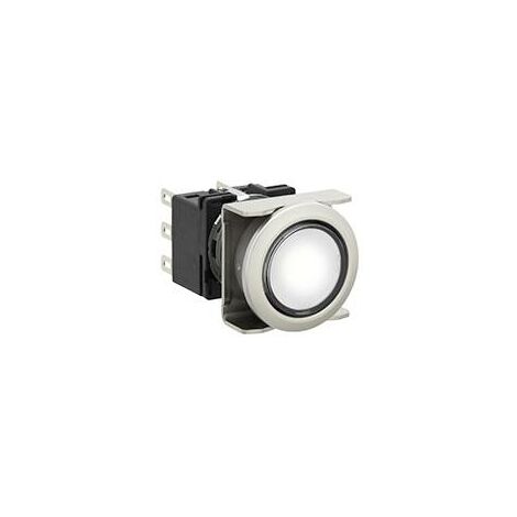 Idec LB6ML-M1T64PW LB6ML-M1T64PW Bouton-poussoir lumineux à rappel 250 V, 125 V, 30 V 5 A 2 x Off/(O