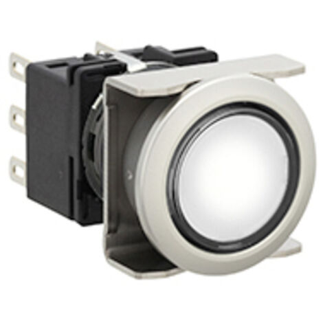 Idec LB6ML-M1T64PW LB6ML-M1T64PW Leuchtdrucktaster 250 V, 125 V, 30 V 5 A 2 x Aus/(Ein) tastend  (Ø)