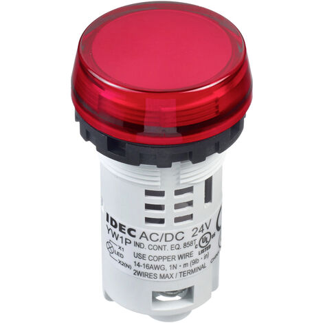 Idec  Meldeleuchte   Weiß, Rot 24 V/AC, 24 V/DC 1 St.