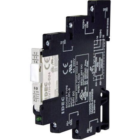 Idec RV8H-L-AD220 Relaisbaustein Nennspannung: 230 V/DC Schaltstrom (max.): 6 A 1 Wechsler  1 St.