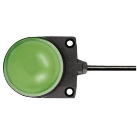Idec Segnalatore luminoso LED LH1D-D2HQ4C30G LH1D-D2HQ4C30G Verde Luce continua 24 V/DC, 24 V/AC