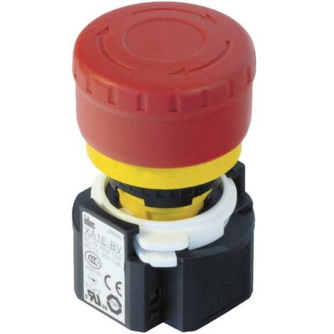 Idec XA1E-LV313Q4R Interruttore di arresto di emergenza auto controllato 250 V/AC 3 A 3 NC, 1 NA 1 pz.