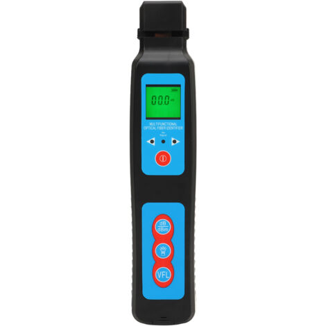 Identificateur de fibre optique 800-1700 nm VFL Source lumineuse rouge Portée de 10 km 270 Hz 1 kHz 2 kHz Testeur de fibre optique