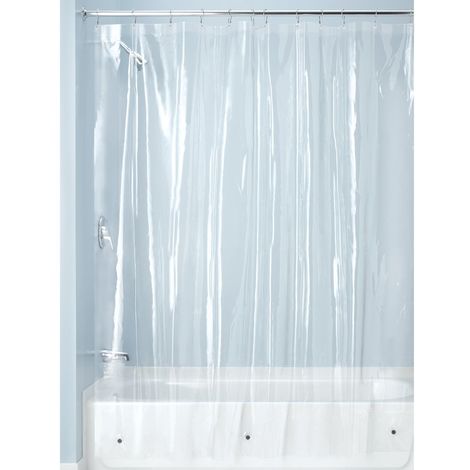 iDesign 12293EU Tenda Doccia Anti-Muffa, Vinile, 180x200x0.25 cm